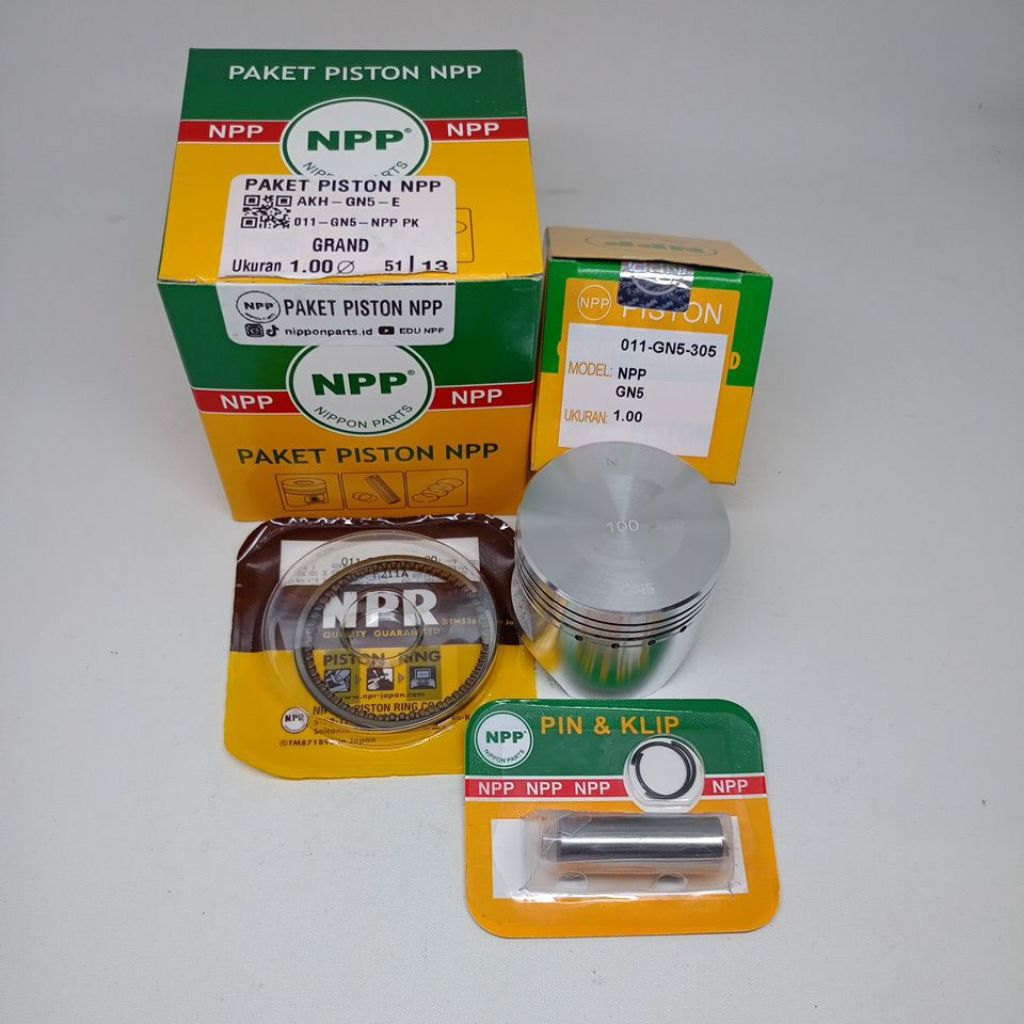 PISTON KIT GRAND O/S 1.00 (011-GN5) NPP ดั้งเดิม