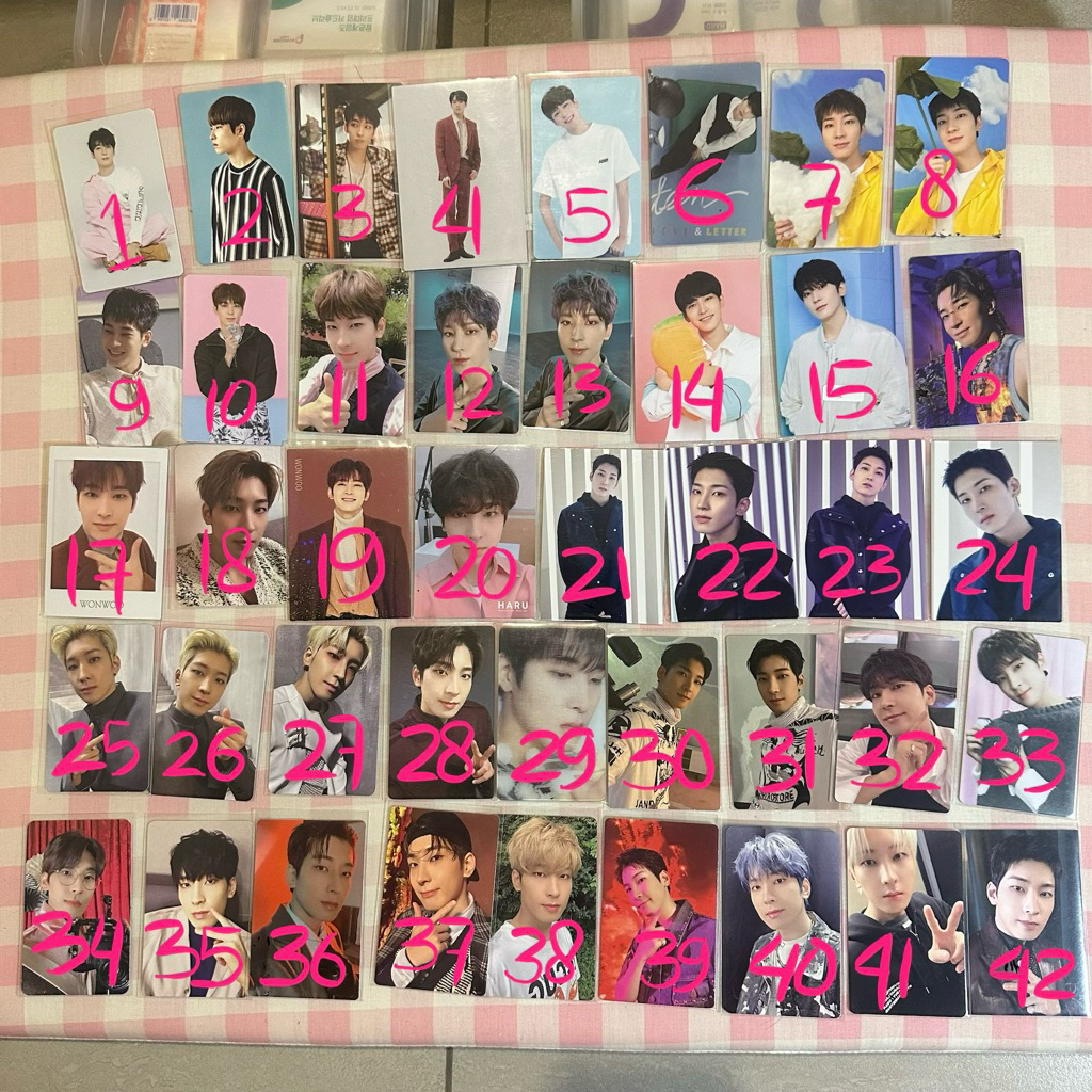 Seventeen Wonwoo โฟโต้การ์ด