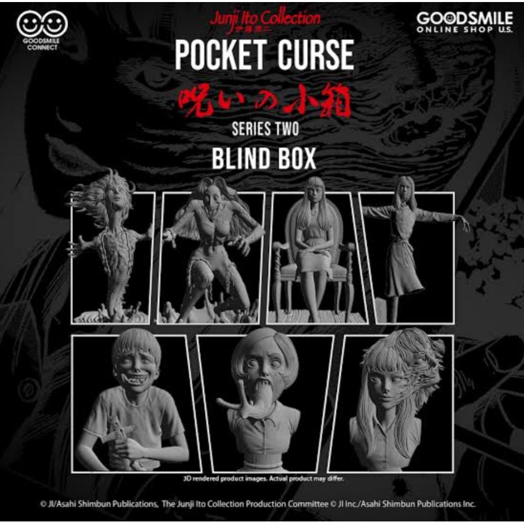 Ito Junji Collection Pocket Curse Series 2 Blind Box•| โมเดล ดรีม |• – Horror Figure Collection Good
