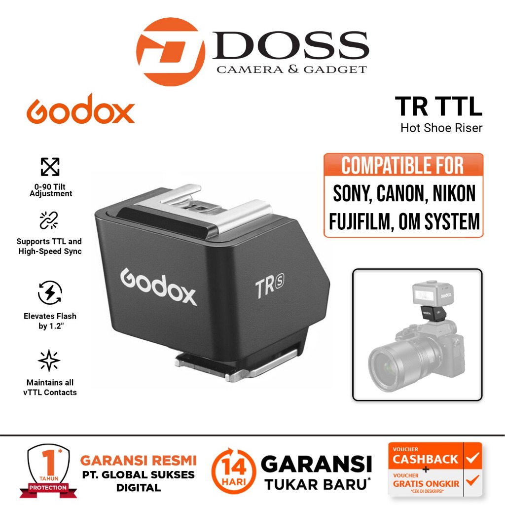 Godox TR TTL Hot Shoe Riser HotShoe สําหรับกล้อง
