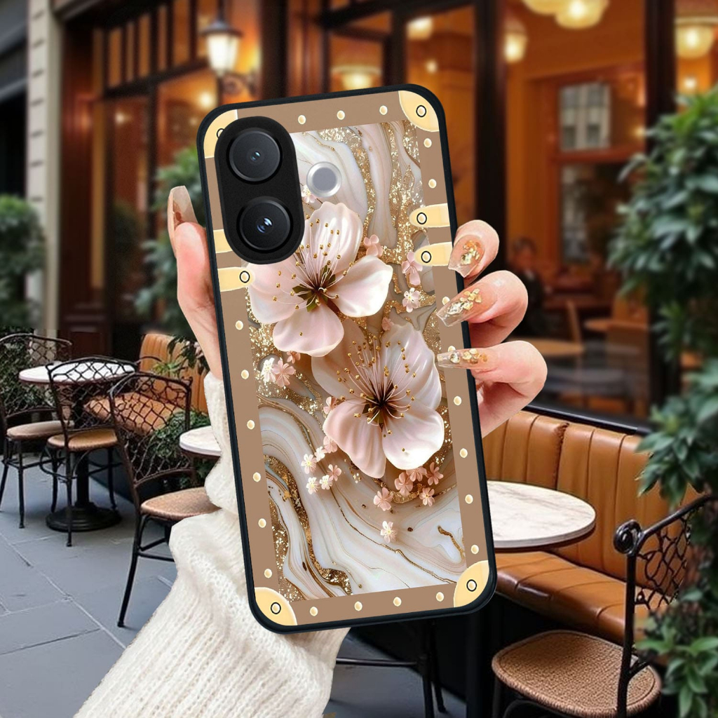 HP [AR62] ล่าสุด Vivo V60 lite Vivo Y21d Vivo y31 เคสโทรศัพท์ - Vivo V60 lite GLASS SOFTCASE Vivo Y2