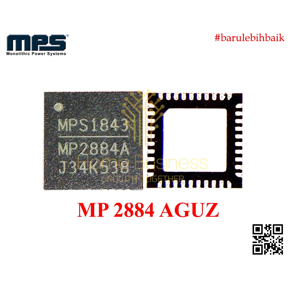 ชิป IC MP2884AGU-Z MP2884A MP2884 MP 2884A MP 2884 MPS Multifase Digital PWM Controller QFN-40 QFN40