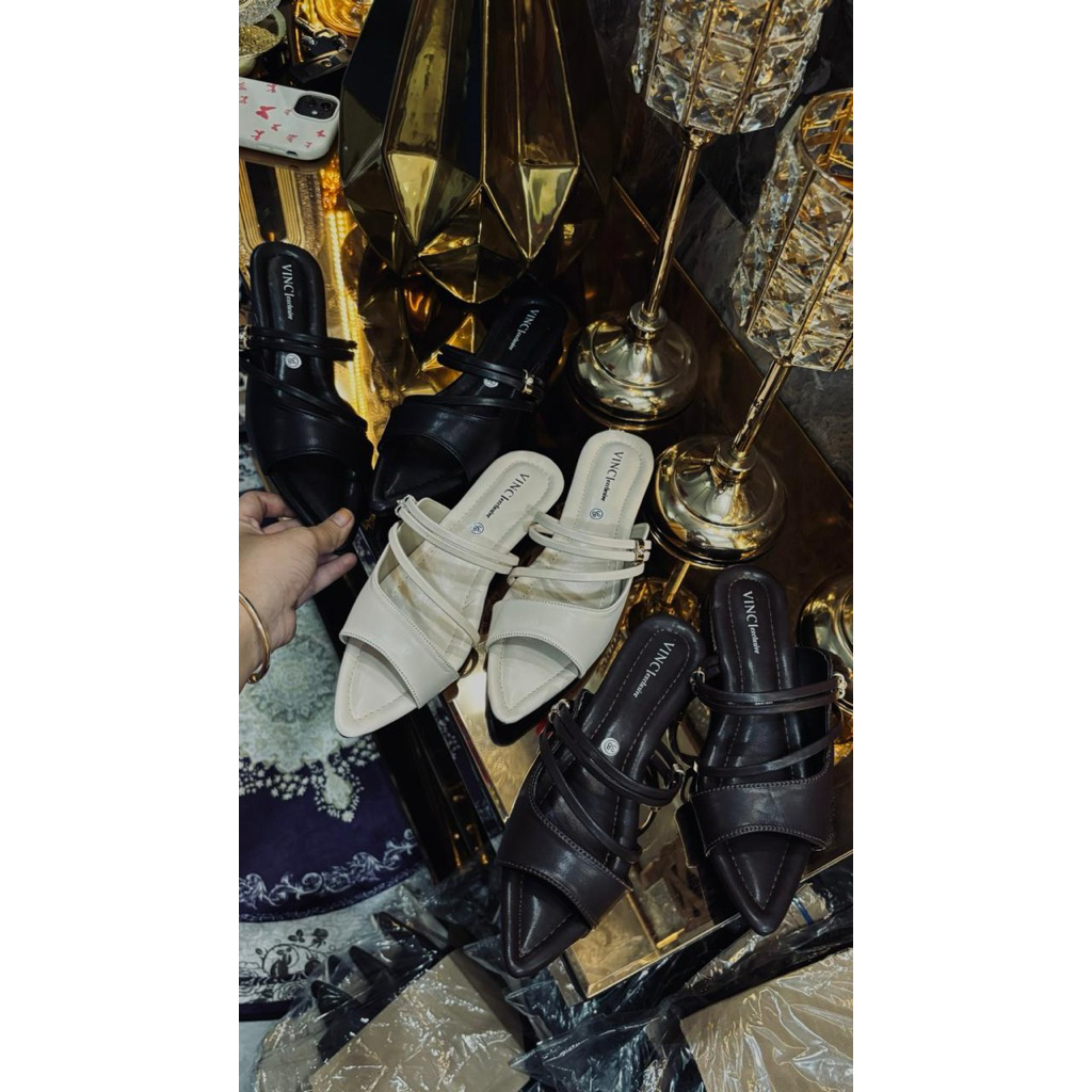 รองเท้าแตะ Rika ไซส์ 37 สีน้ําตาล