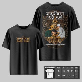 STAR RACE KAOS SANTRI KUALITAS DISTRO 100% CATTON PREMIUM / KAOS ADAB DULU BARU ILMU LENGAN PENDEK KEREN TERBARU