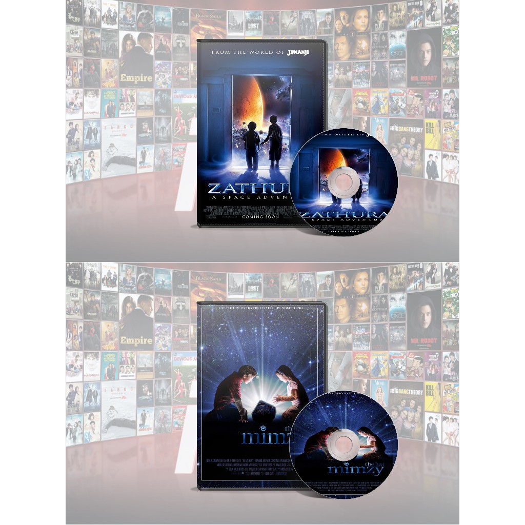 Zathura A Space Adventure DVD (2005) + The Last Mimzy DVD (2007)