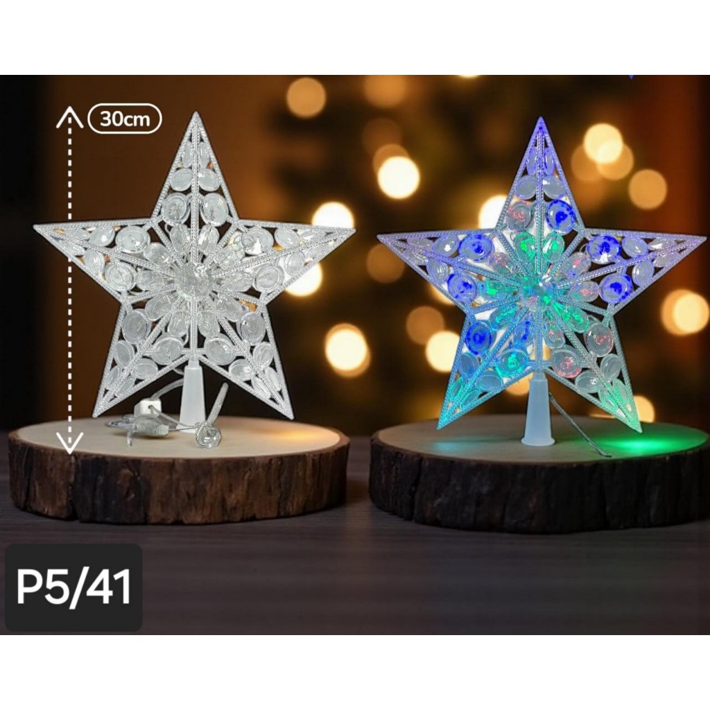 ไฟ LED คริสตัลคริสต์มาสสตาร์ยอดนิยม Color/i P5/41
