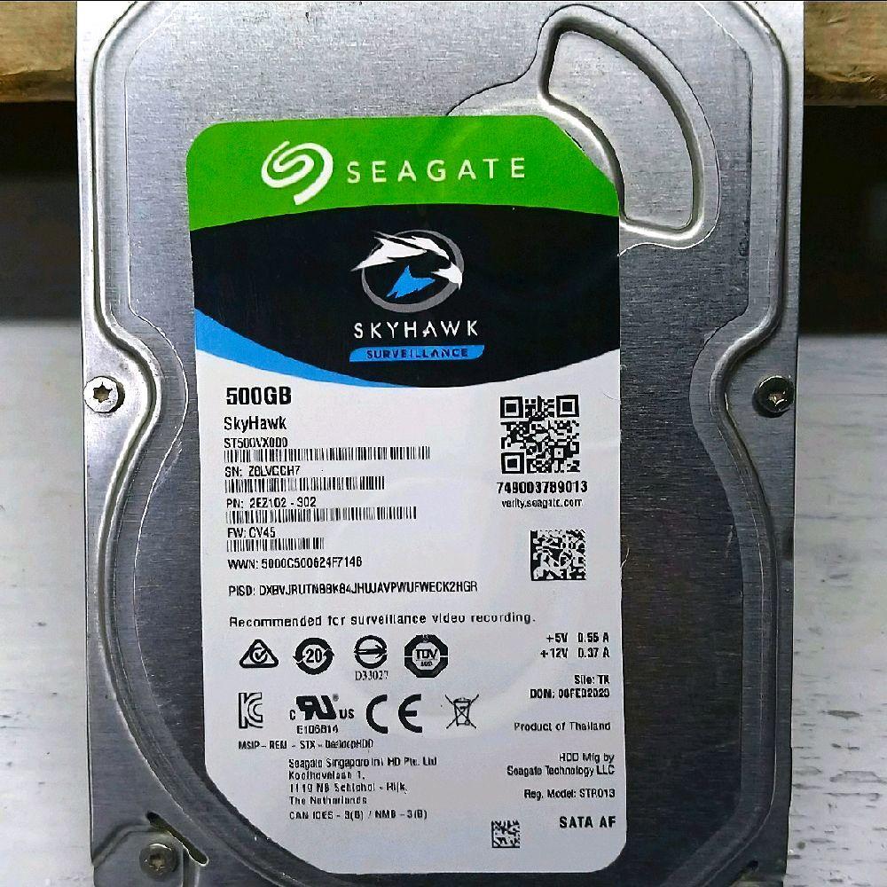 Seagate Skyhawk Surveillance HDD 500GB ฮาร์ดไดรฟ์กล้องวงจรปิด