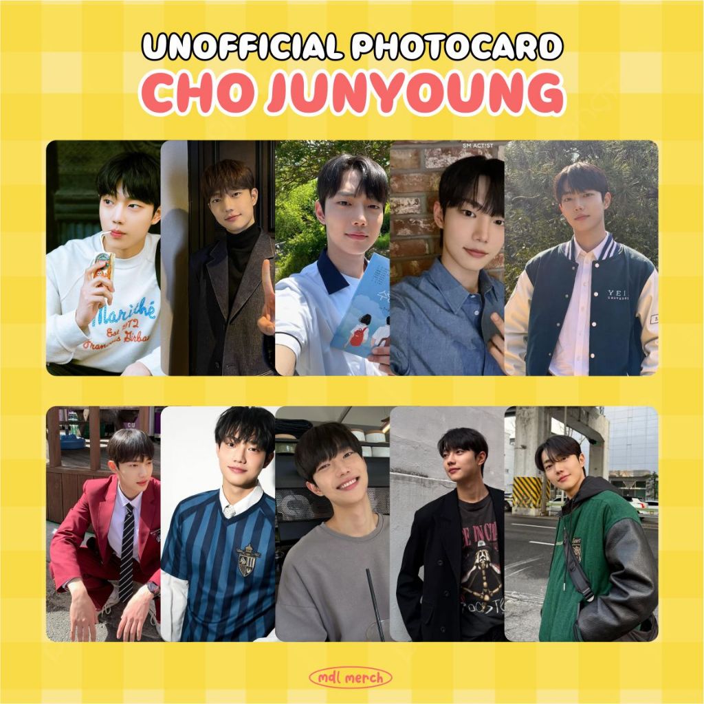 CHO JUNYOUNG / JO JO JOON YOUNG / UNOFFICIAL PHOTOCARD / DRAMA ACTOR / KOREAN AKTOR PHOTOCARD KOREAN