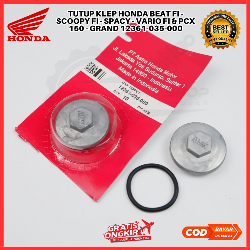 ฝาครอบวาล์วสําหรับ Honda Beat FI - Scoopy FI - Spacy - Vario FI & PCX 150 - Grand 12361-035-000