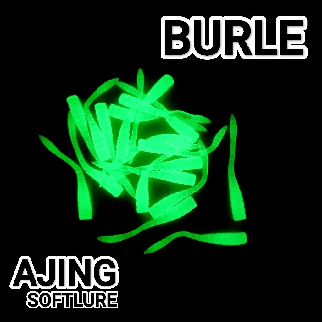 BURLE ajing SOFTLURE GID เรืองแสง