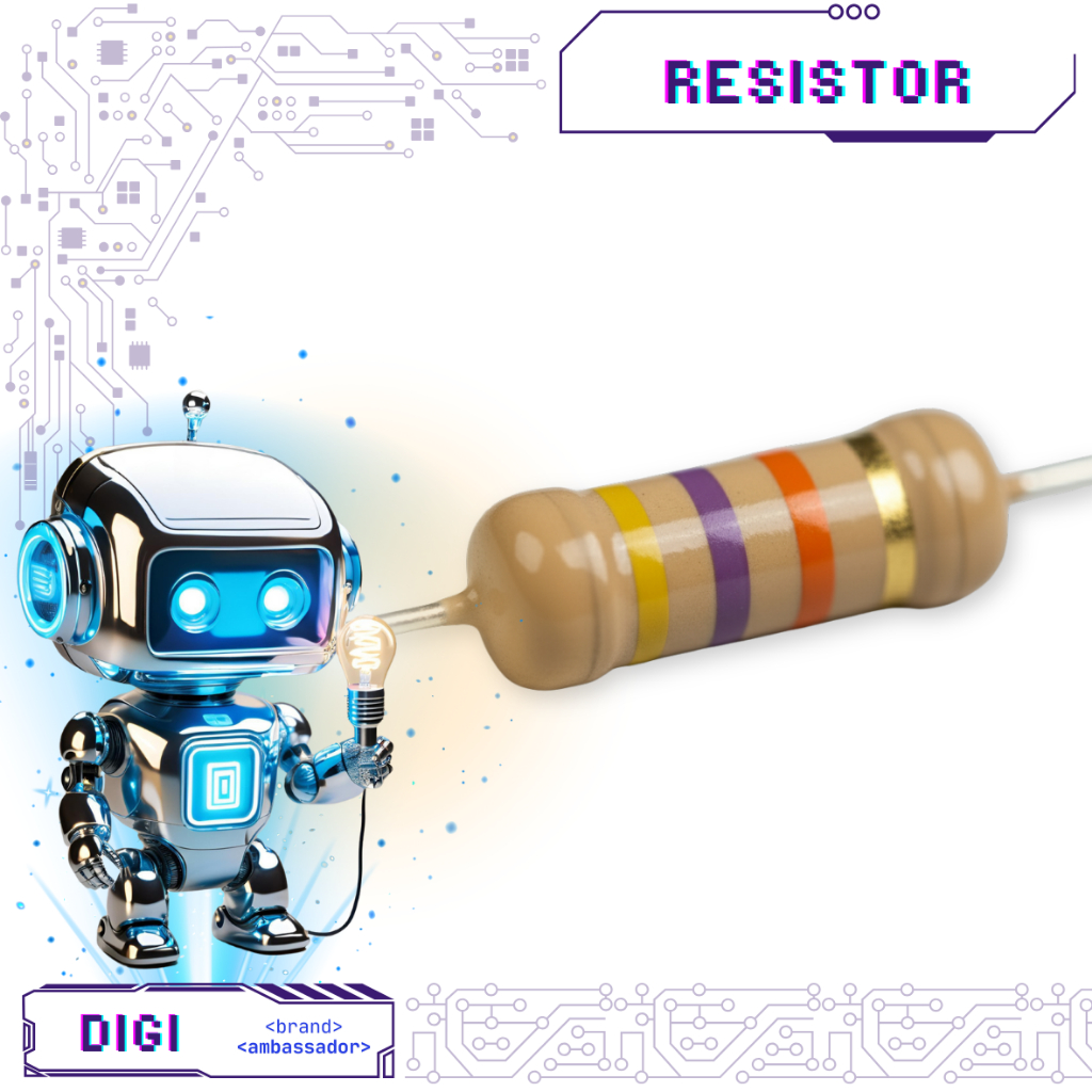 ตัวต้านทาน 10 ชิ้น 47K Ohm 1/2W - 47000 - Digibot