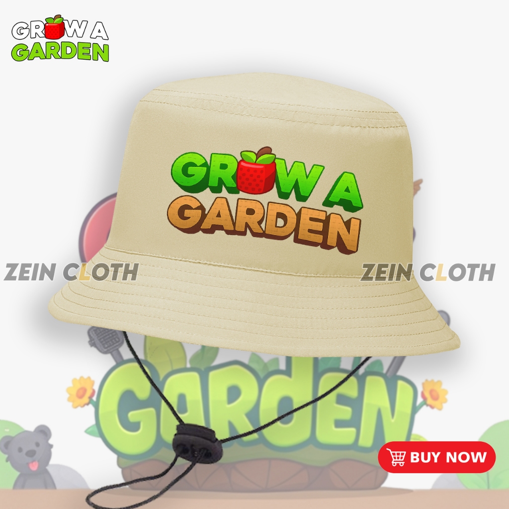 หมวกบักเก็ต Grow A Garden / หมวกบักเก็ต Roblox Grow A Garden