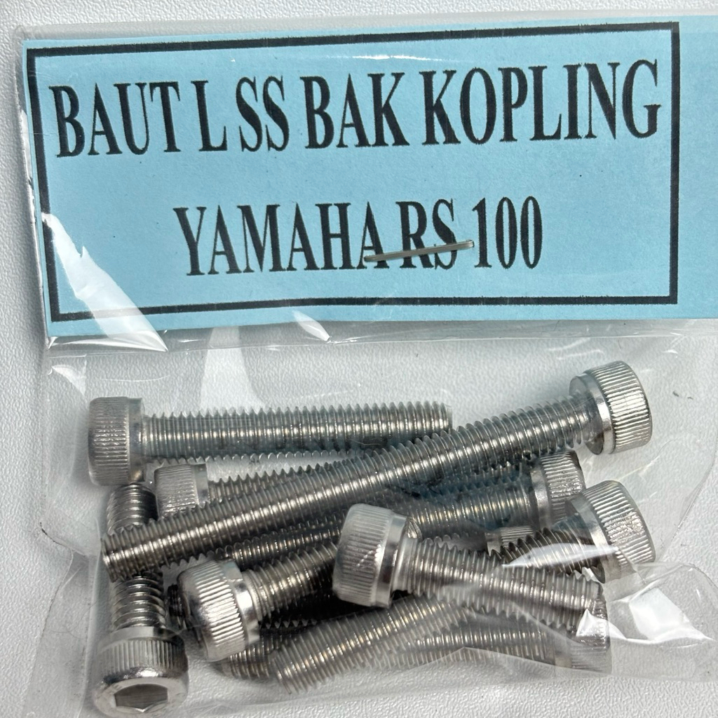 โบลท์สแตนเลสสําหรับถังคลัช RS 100 125 RS100