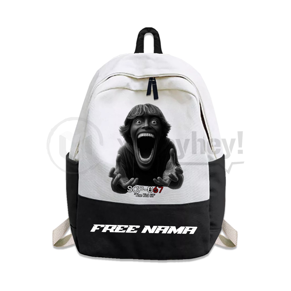 SCP 067 KID 67 KID ROBLOX BACKPACK ฟรีพิมพ์ชื่อ