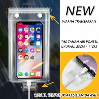 Cover HP Anti Air Gantung / Holder Hp Motor Tas Waterproof Handphone / Holder Tas Gantung untuk Motor Anti Air