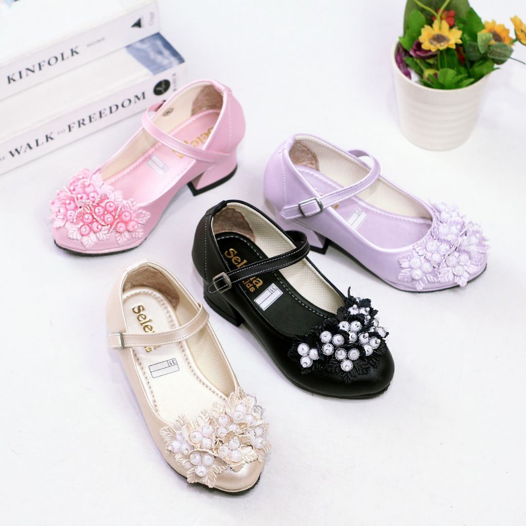 Yuvi Fashion KP 21 Heeled รองเท้าปาร์ตี้เด็กผู้หญิง