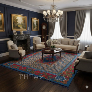 Karpet Lantai Jumbo 205×240 cm – Motif Mewah, Nyaman & Mudah Dibersihkan
