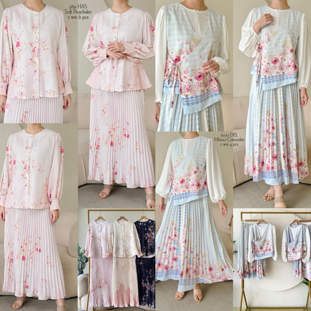 NARA PRINTING SKIRT SET NARA PREMIUM SKIRT SET