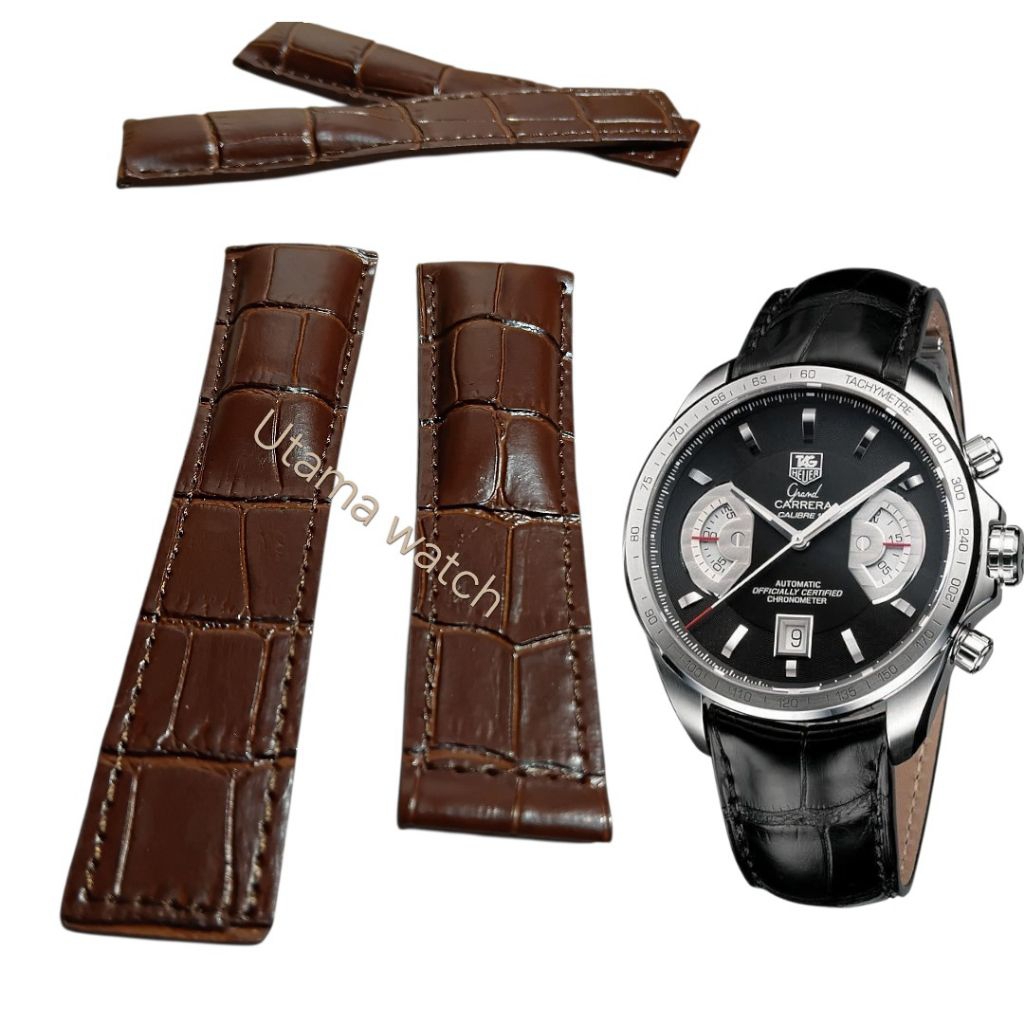 Tag Heuer สายนาฬิกา Tag Heuer สายนาฬิกาหนัง Tag Heuer