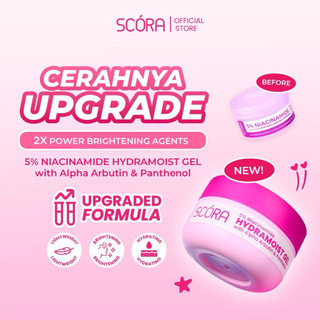 SCORA 5% Niacinamide Hydramoist Gel with Alpha Arbutin & Panthenol 45ml/100ml