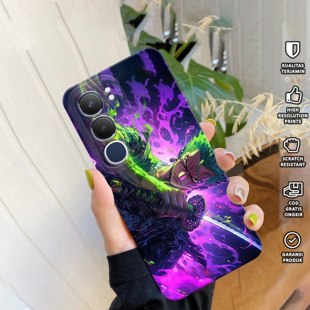 HP Premium Softcase สําหรับ Vivo Y19S [ BR - ZORO ] - โทรศัพท์ Mica - เคสโทรศัพท์ - เคสโทรศัพท์สําหร