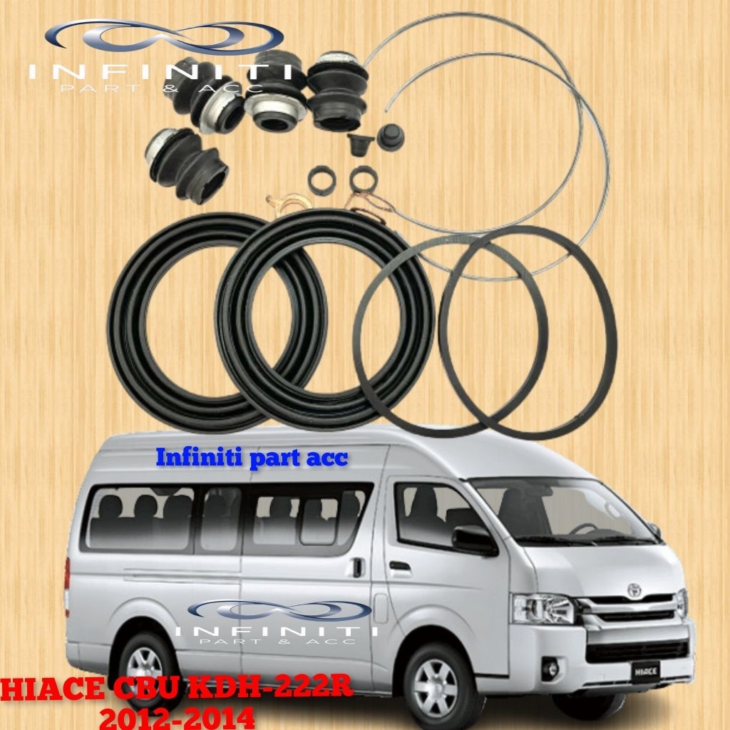 FRONT CALIPER KIT TOYOTA HIACE COMMUTER CBU CKD KDH222R