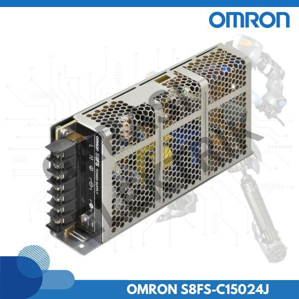 OMRON แหล่งจ่ายไฟ S8FS-C15024J กรอบโลหะ 150W 24VDC 6.5A ประสิทธิภาพ 87%