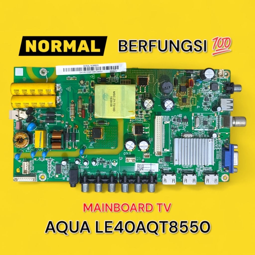 MESIN MB TV AQUA LE40AQT8550 - เมนบอร์ดทีวี AQUA LE40AQT8550 - MACHINE TV AQUA LE40AQT8550 - AQUA LE