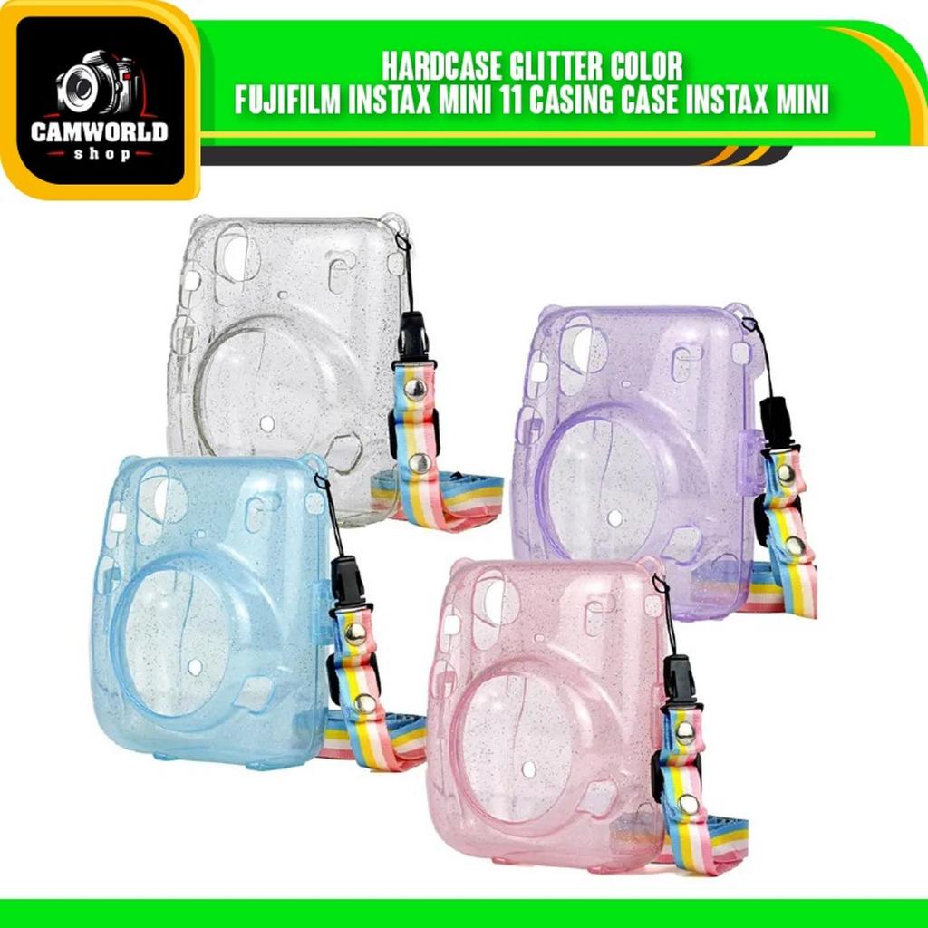 Hardcase GLITTER COLOR Case โปร่งใส Instax Mini 11