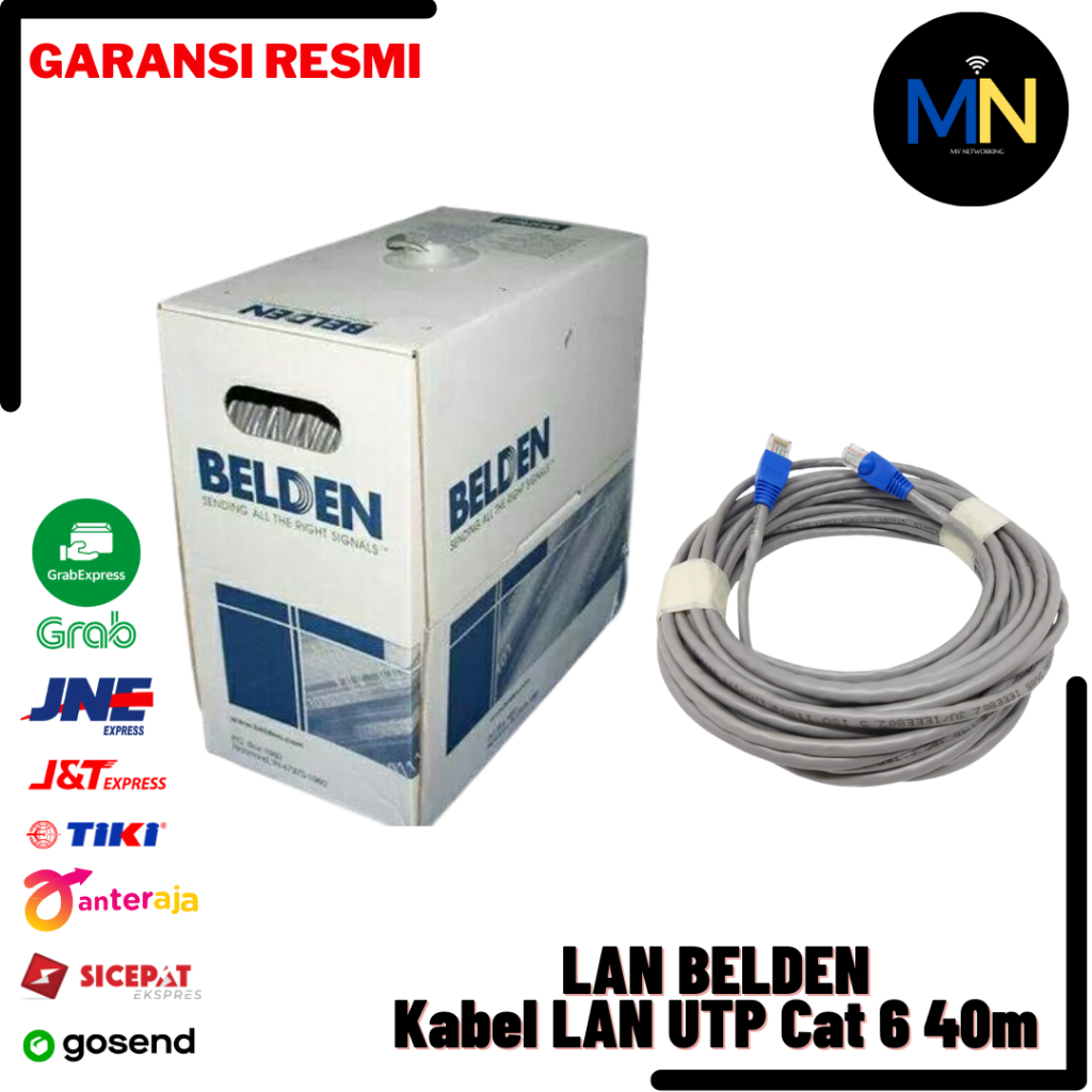 BELDEN UTP Cat 6 สาย LAN 40 ม. สาย Cat6 UTP ยาว 40 เมตร