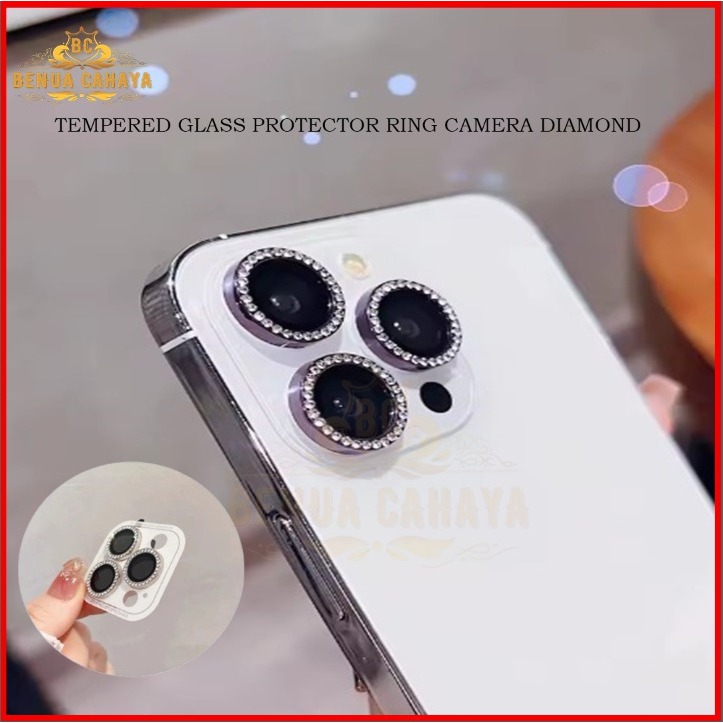 TEMPERED GLASS PROTECTOR RING CAMERA DIAMOND สําหรับ IPH0NE 17 PRO MAX 17 PRO 17 AIR 17 - IPHONE 16 