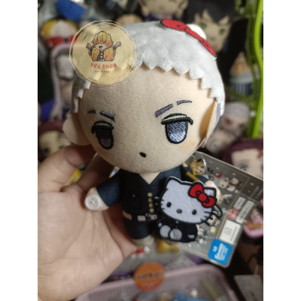 Mitsuya Takashi Sanrio Hello Kitty ตุ๊กตาตุ๊กตาอะนิเมะ Tokyo Revengers