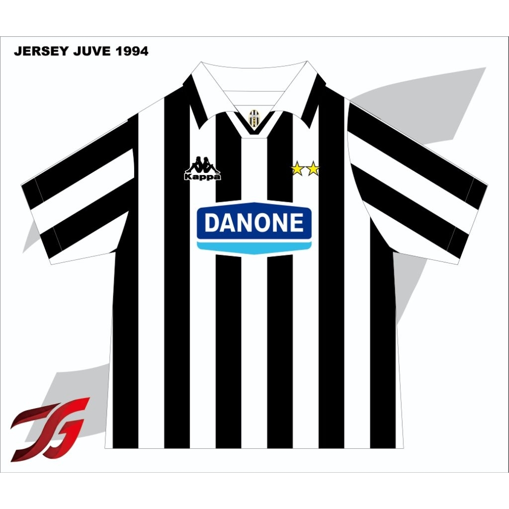 JUVENTUS 1994-1995 SPONSOR -DANONE- RETRO