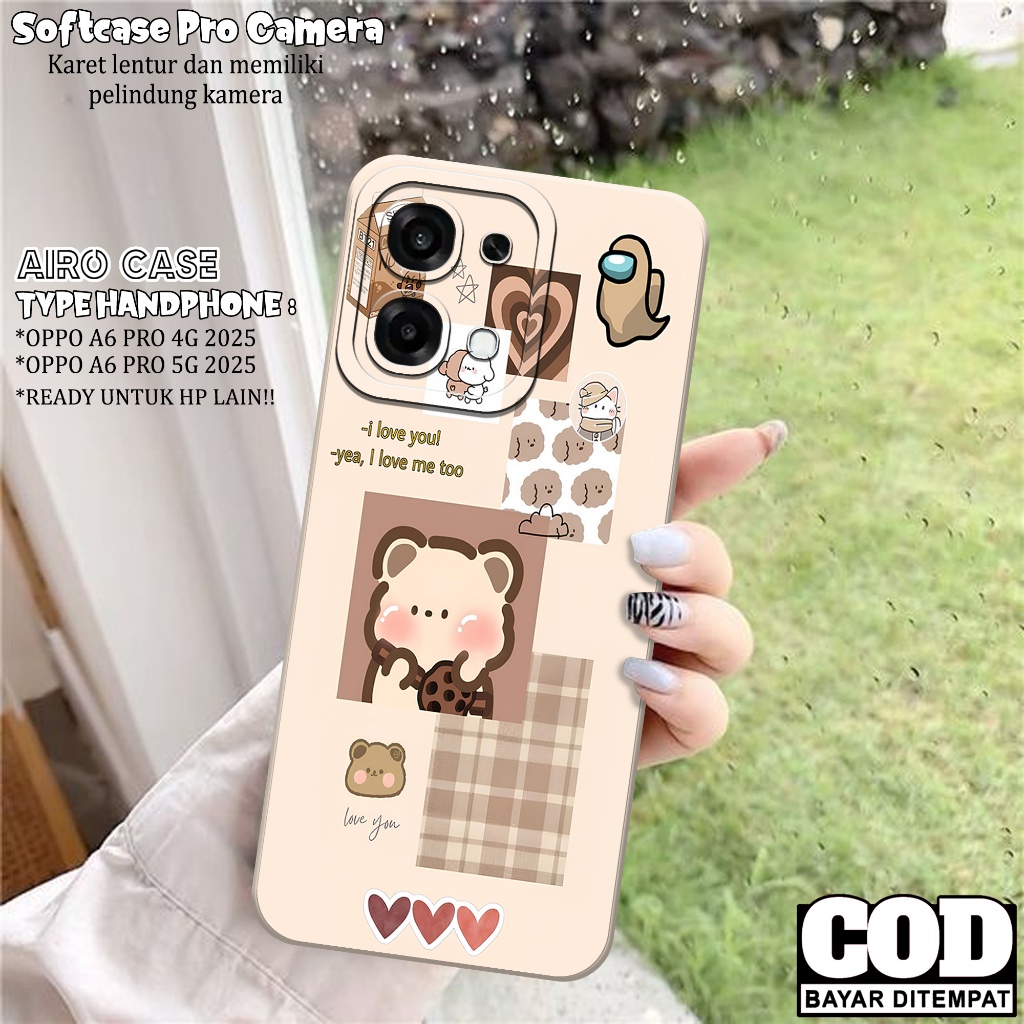 เคส HP ล่าสุด OPPO A6 PRO 4G/ 5G 2025 - เคส OPPO A6 PRO 4G/ 5G Softcase - เคสแฟชั่นการ์ตูน - เคส OPP
