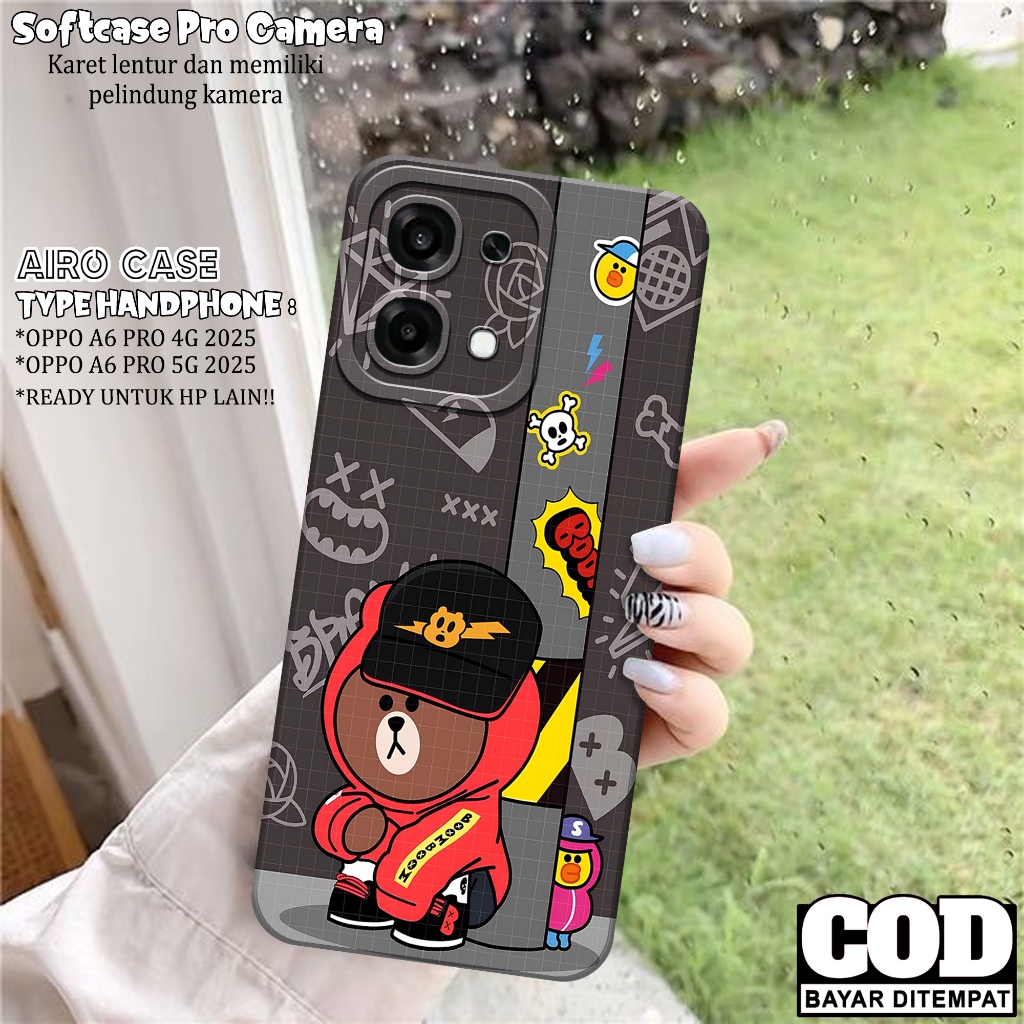 เคส HP ล่าสุด OPPO A6 PRO 4G/ 5G 2025 - เคส OPPO A6 PRO 4G/ 5G Softcase - เคสแฟชั่นการ์ตูน - เคส OPP