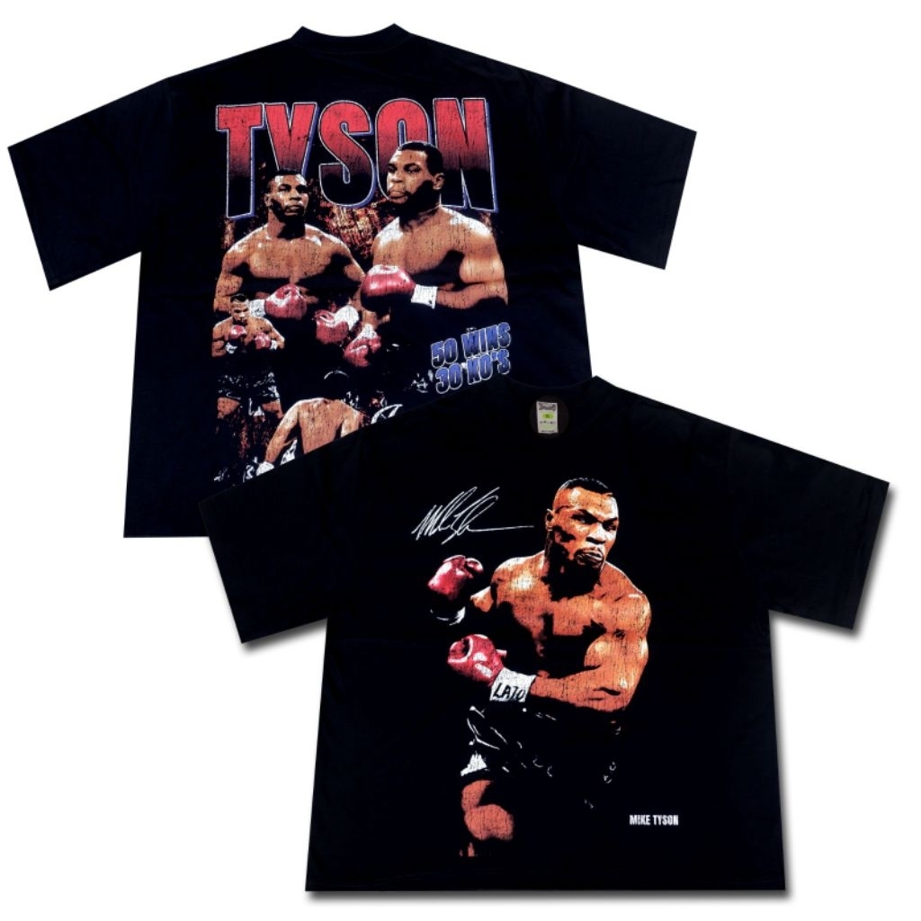 เสื้อผ้า ZWLF - MIKE TYSON IRON MIKE OVERSIZE BOXING TSHIRT