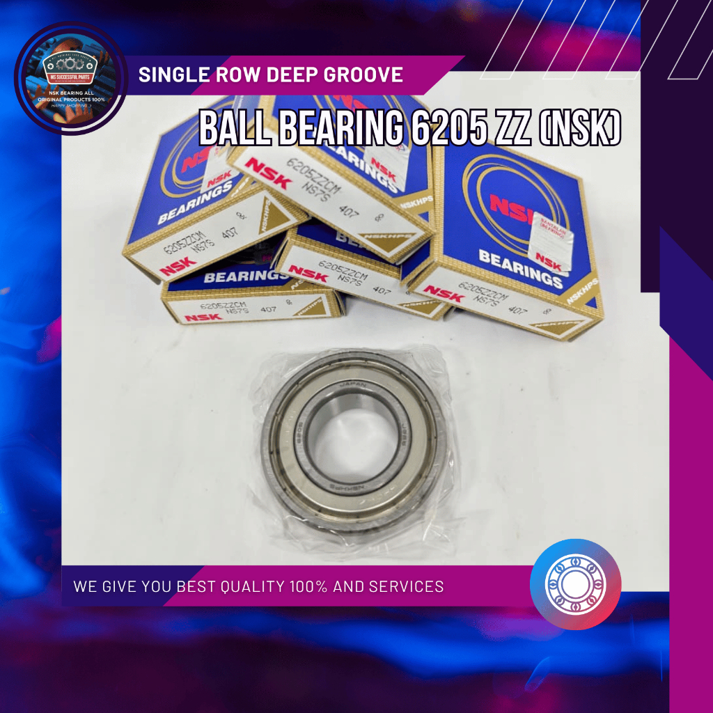 BEARING 6205 ZZ NSK ORIGINAL JAPAN 6205ZZ
