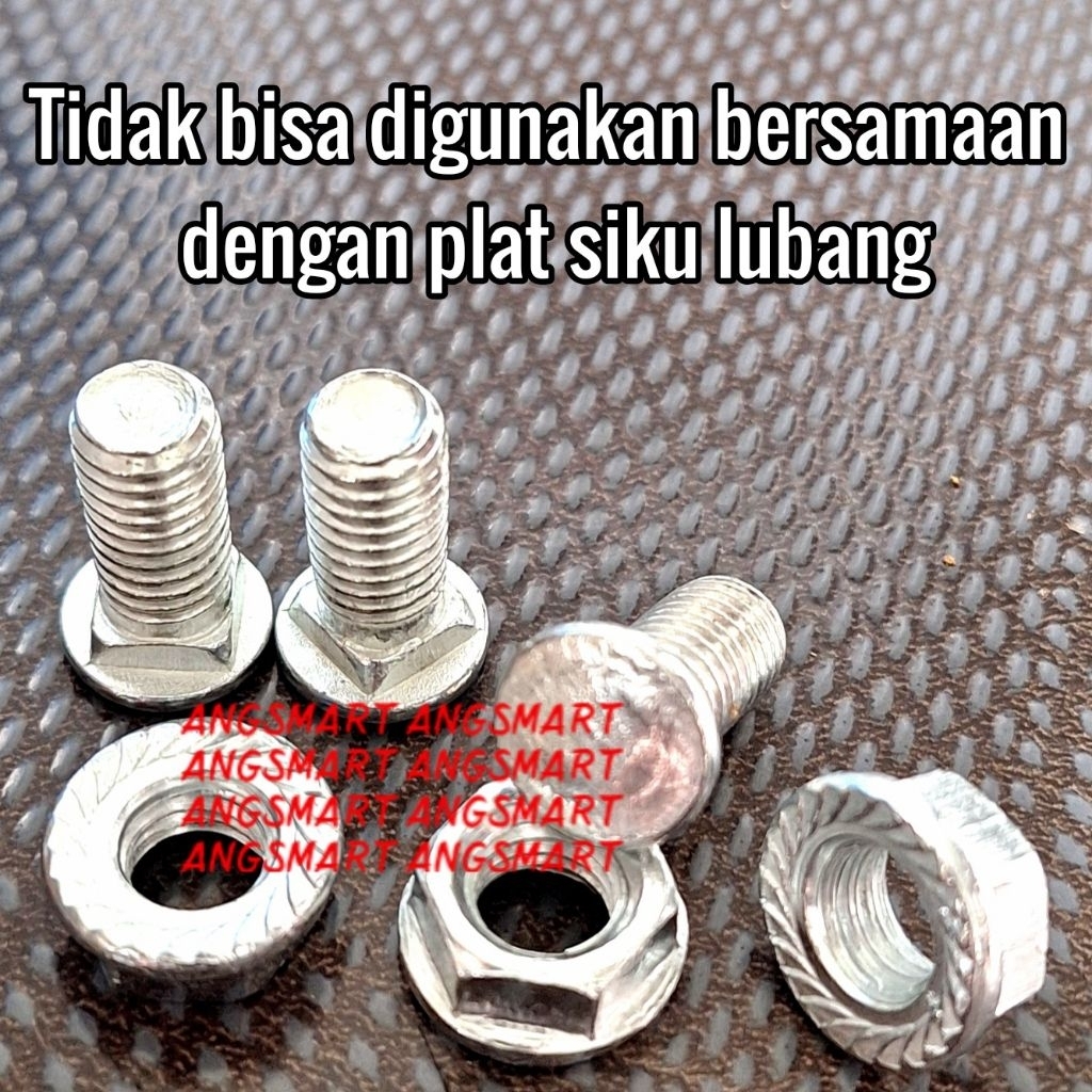 SIKU M8 น็อตหน้าแปลนหมวก + รูข้อศอกสลักเกลียวหัวกลมพิเศษ