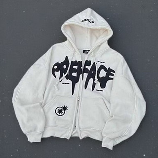 HOODIE ZIPPER BOXY DOUBLE HEAD ZIPP PREFACE PREMIUM