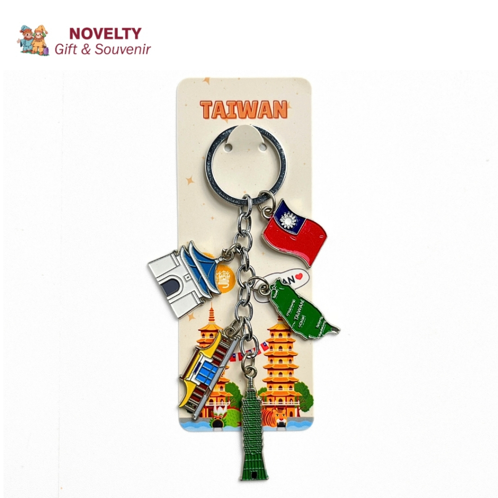 พวงกุญแจ GANTUNGAN Taipei ของที่ระลึกจากไต้หวัน