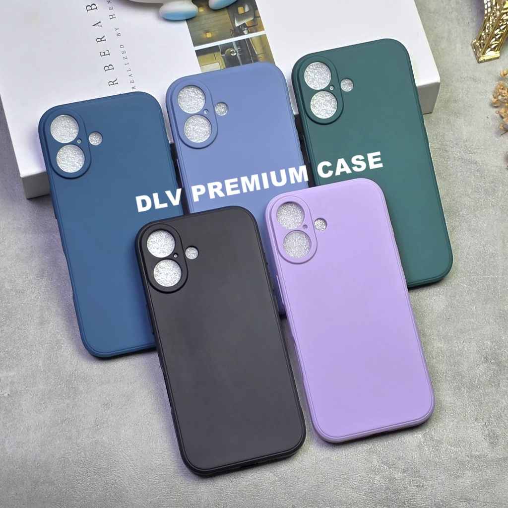 IPHONE 17 IPHONE 17 AIR CASE MACAROON SQUARE EDGE SOFT CASE LIQUID EDGE IPHONE 17 IPHONE 17 AIR MS-1