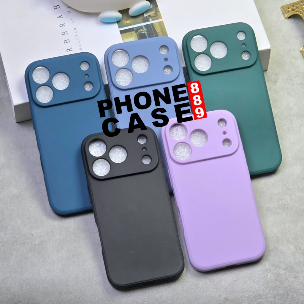 IPHONE 17 PRO IPHONE 17 PRO MAX CASE MACAROON SQUARE LIQUID EDGE SOFT CASE IPHONE 17 PRO IPHONE 17 P