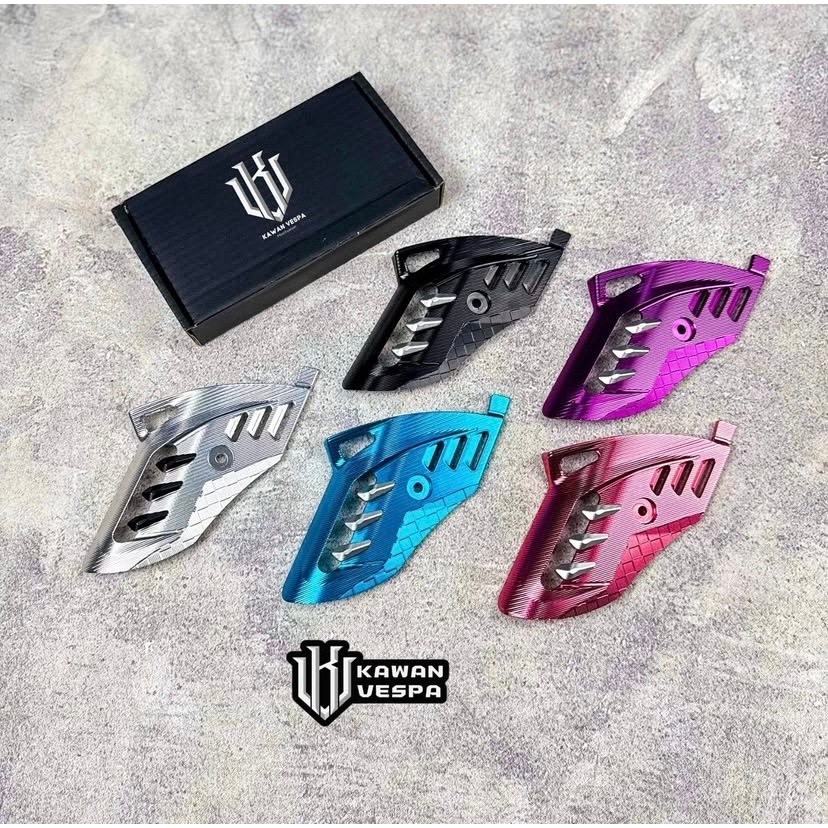 Noยี่ห้อ V2 ฝาครอบโช๊ค CNC อลูมิเนียมสําหรับ vespa sprint Primavera