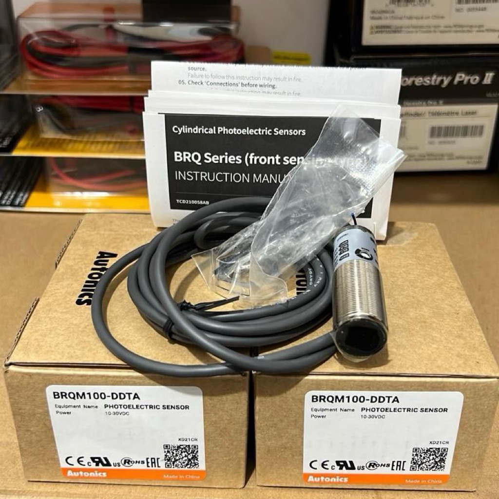 Autonics โฟโตอิเล็กทริคเซนเซอร์ BRQM100-DDTA เดิม
