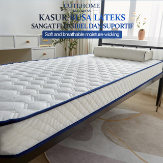 CUTEHOME Kasur 8cm Kasur Lateks Kasur Busa Berkualitas Ukuran Kasur 90x200, 120x200, 160x200, 180x200cm