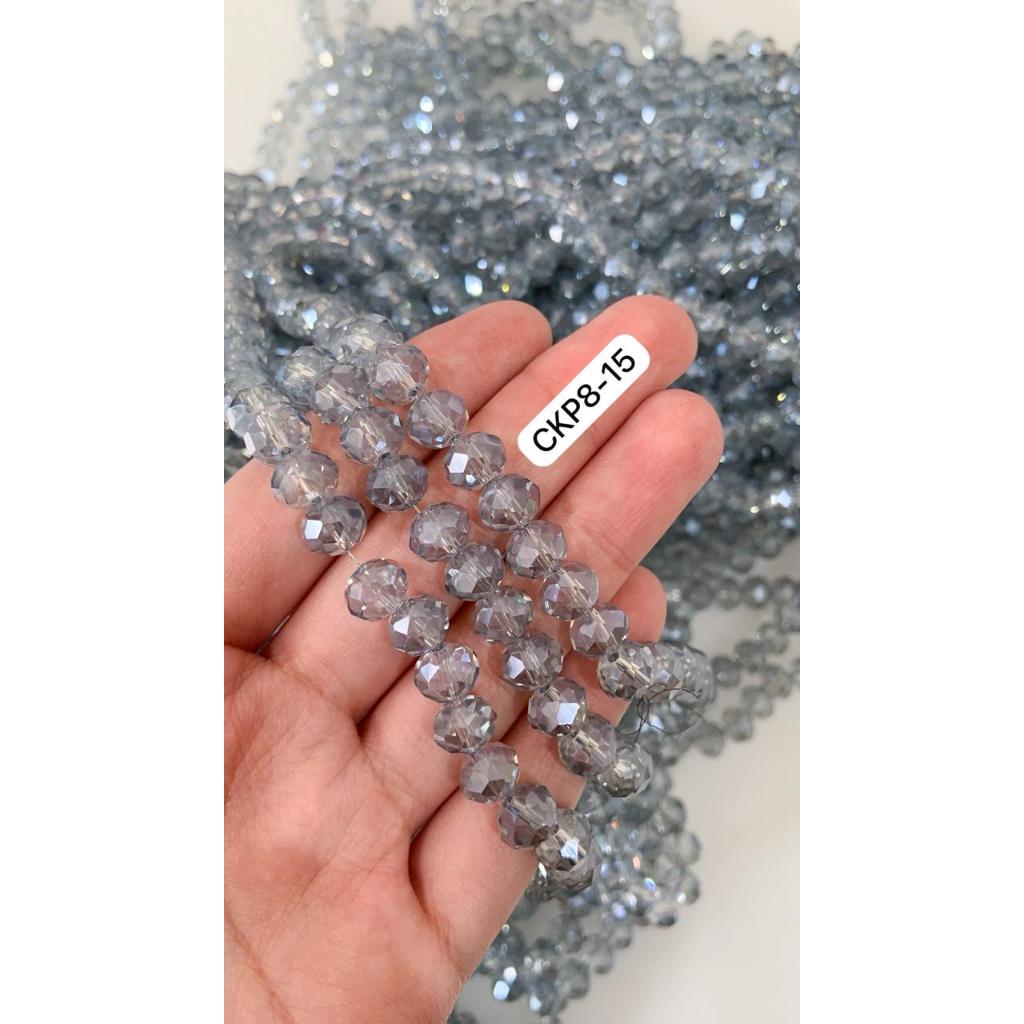 CZECH PAO 8MM / CZECH AB RAINBOW ROUND / CZECH CRYSTAL / CZECH PAO BEAD / CZECH ROUND BEAD