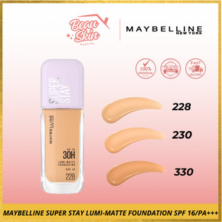 Maybelline Super Stay Lumi-Matte Foundation Tahan Lama, Transferproof & Matte Finish