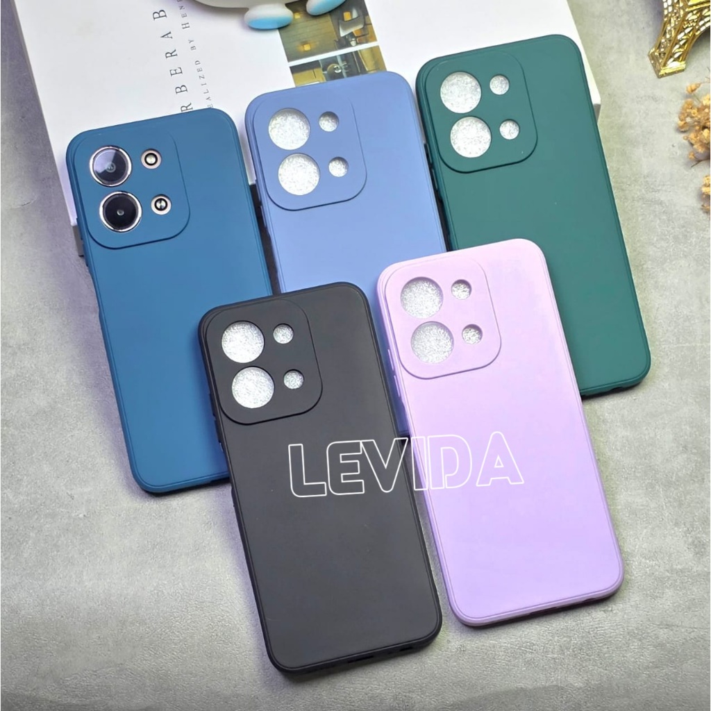 Poco C85 Poco C75 Softcase Macaron Square / Case Square Edge Case Poco C85 Poco C75