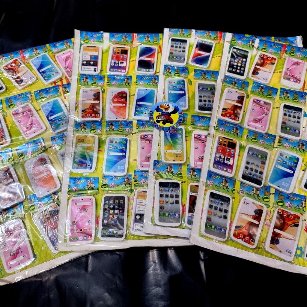HP CONTENTTS 20 ชิ้น WHOLESALE โทรศัพท์ DRAWING ERASERS / CELLPHONE CHARACTER ERASERS