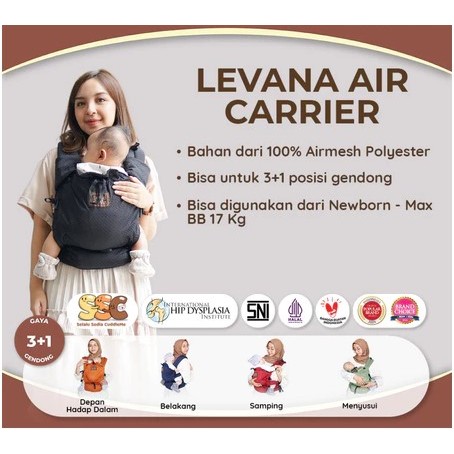 Levana Air - Levana Carrier Cuddleme - Levana Carrier - cuddle me